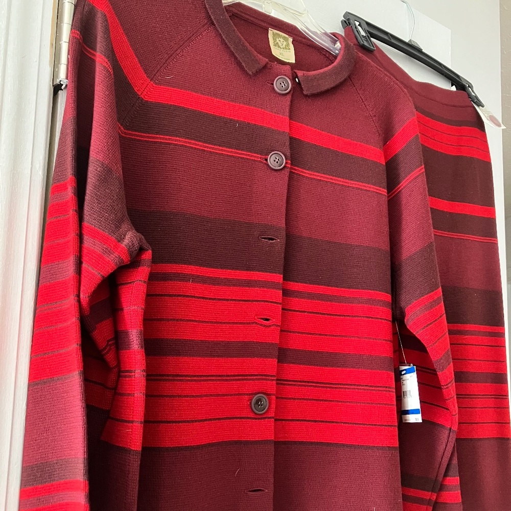 Ann Klein Sweater skirt and top (Trubadour Combo)